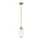 Z-Lite Arden Pendant, 1-Light, 4.5 In.W x 11.5 In.H, Rubbed Brass/Clear 651P-ROD-RB - alternate 8